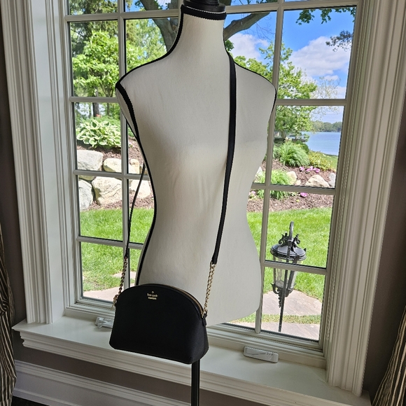 Kate Spade ♠️ Black Crossbody Bag - Picture 1 of 11